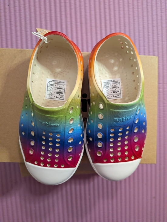 Native Other - Native Kids Jefferson Rainbow Slip-On Shoes